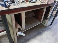 Steel Framed Timber Topped Work Bench