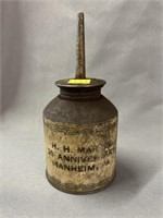 H. H. Martin Advertising Oil Can