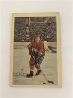1952-53 Parkhurst Hockey Card - Thomas Johnson #9
