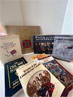 8 pcs Civil War Books