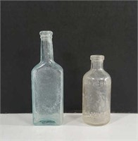 Vintage Pharmaceutical Bottles Chas H Fletcher's