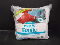 Fairfield 16x16 Poly-fil Basic Pillow Inserts, 2pk