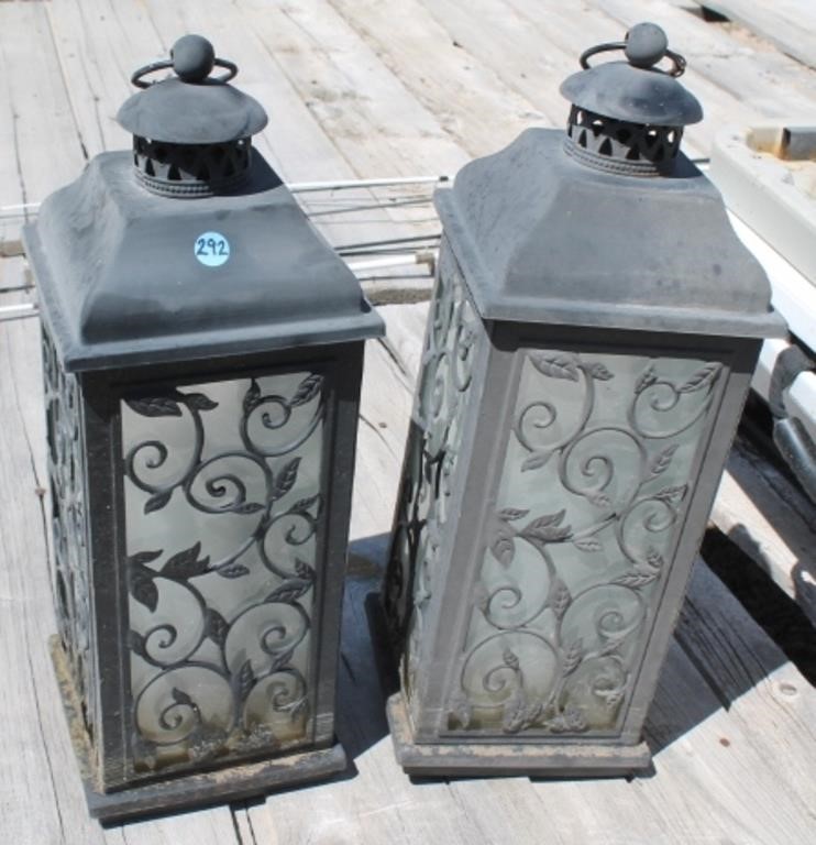 Outdoor Candle Lanterns - Metal