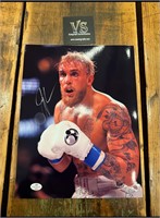 Jake Paul Signed 8x10 w/COA