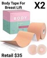 NEW Lot of 2 Body Tape For Breast Lift Retail $35