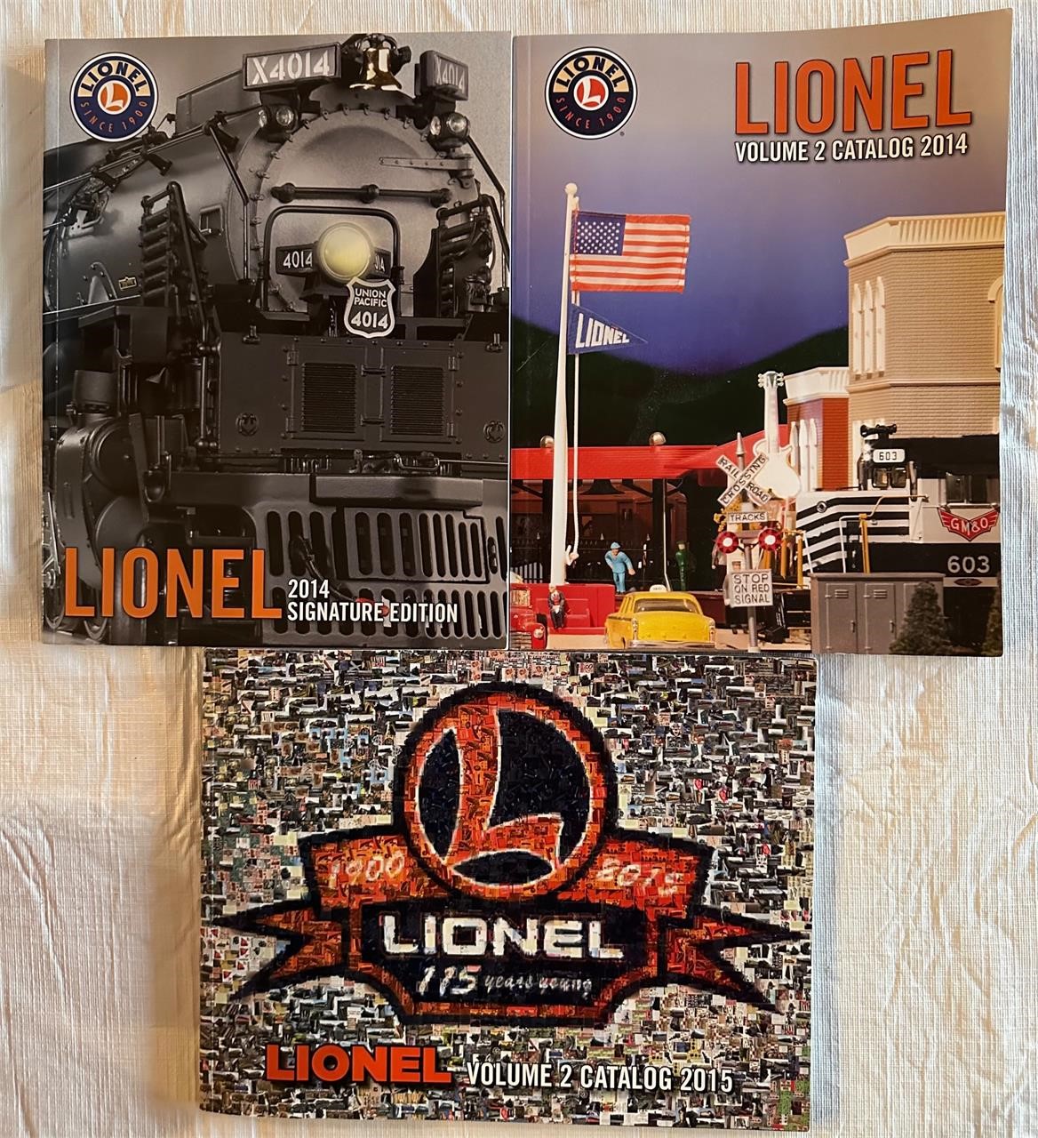 2014 and 2015 Lionel Catalogs