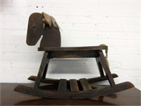 Antique Wooden Horse Rocker