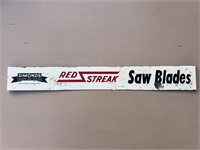 Red Streak Saw Blades, advertising piece