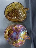 Large Indiana Glass Bowls-has some chips x2