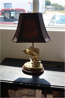 Solid Brass Marlin Lamp