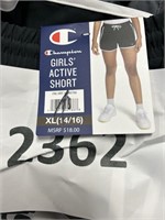 Champion girls active short XL 14/16