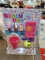 Beach day Playset for 18-in dolls