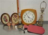 Lot of vintage home decor, see pics
