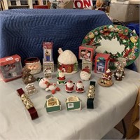 Christmas Decor- Village Pieces, Night Light,