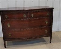 2 over 2 mahogany lowboy.