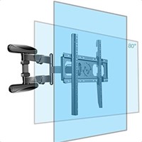 HILLPORT TV Wall Mount Supports 40-80" Full Motion