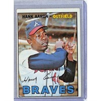 1967 Topps Hank Aaron Crease Free