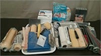 Tote- Paint Supplies, Rollers, Masks, Sanding