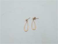14K Yellow Gold Earrings 1.4 grams