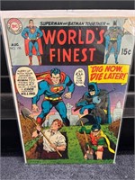 Vintage DC Batman Superman WF Comic Book #195
