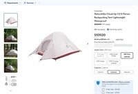SM4401  Naturehike Cloud-Up Backpacking Tent