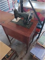 KENMORE SEWING MACHINE AND  CHAIR