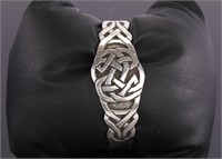 Celtic Knot STERLING SILVER Cuff Bracelet
