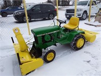 John Deere 140 Lawn Tractor Set