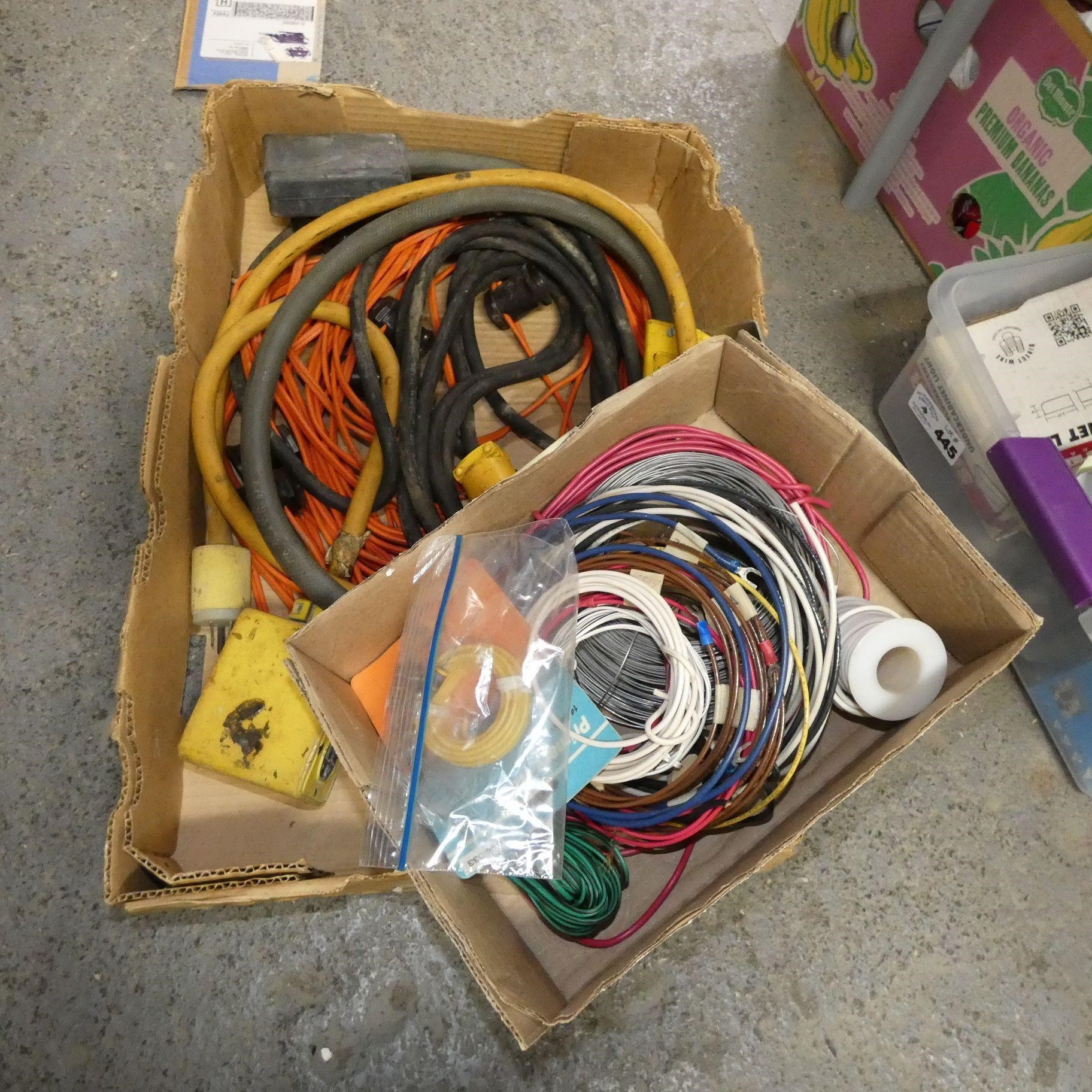 Various Wire & Extension Cords - As Is