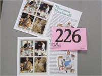 US STAMPS NORMAL ROCKWELL 2 MINT SHEETS