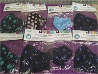 Lot of various reusable face mask, that are
