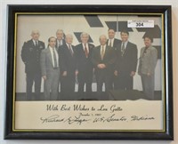 Senator Richard Lugar Framed & Signed 8 x 10 Photo