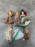 Mini Vintage Baby Girl Dolls
