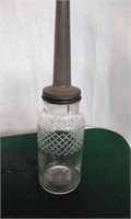 Wm Neil & Co. Glass Oil Bottle w/spout