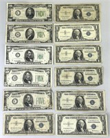 U.S. Blue Seal Paper Currency ($52 Face Value).