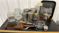 Kitchen Canisters, Utensils, & Other Items *LYR