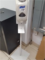 hand sanitizer dispenser on stand