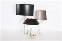 Clear Resin Table Lamps