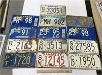 13 Kansas license plates