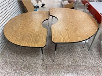 2pcs- matched 6ft student tables