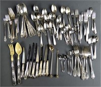 Vintage Silverware Lot including "84" marked