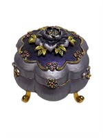 Joan Rivers purple pill / trinket box