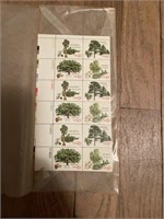 USA tree stamps 15c. 12 stamps