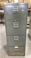 Super-Filer metal 4-drawer filing cabinet-18.25 x