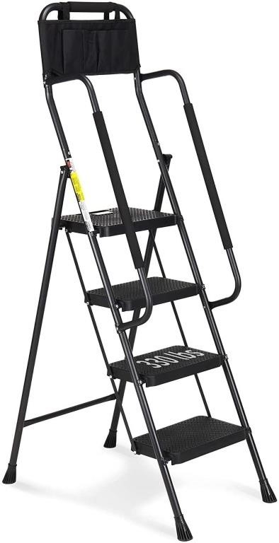 N2605  HBTower 4 Step Ladder with Handrails, 330lb