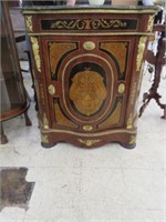 SUPER FRENCH STYLE FLAME MAHOGANY INLAID MARBLE