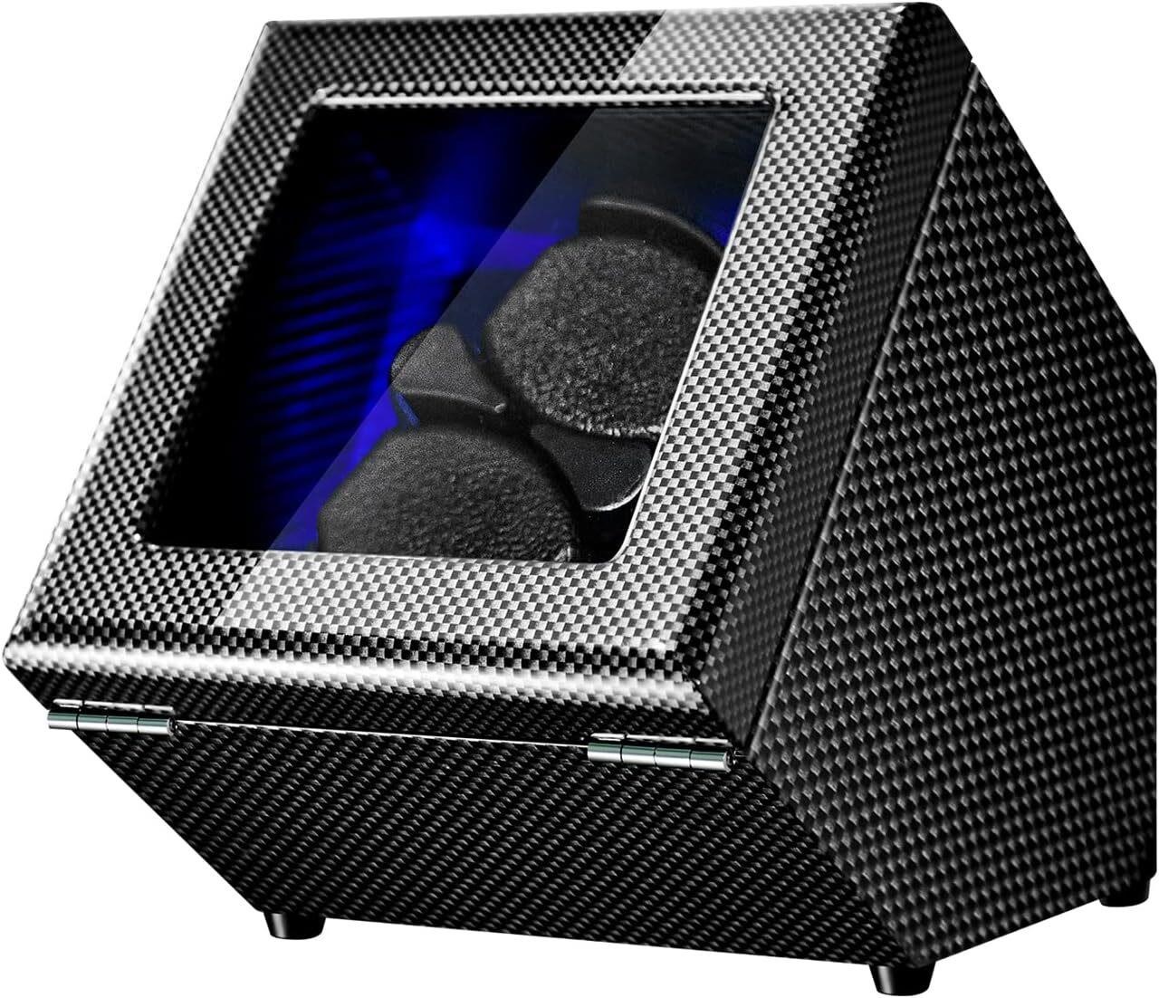 Double Watch Winder for Rolex  Blue LED Light