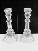 PAIR OF TIFFANY & CO. CANDLE STICKS 8 INCHES H