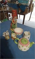 1983 SHRINER DECANTER PLUS TEAPOT AND MORE