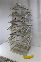 Light "Balsa" Wood Bird Cage